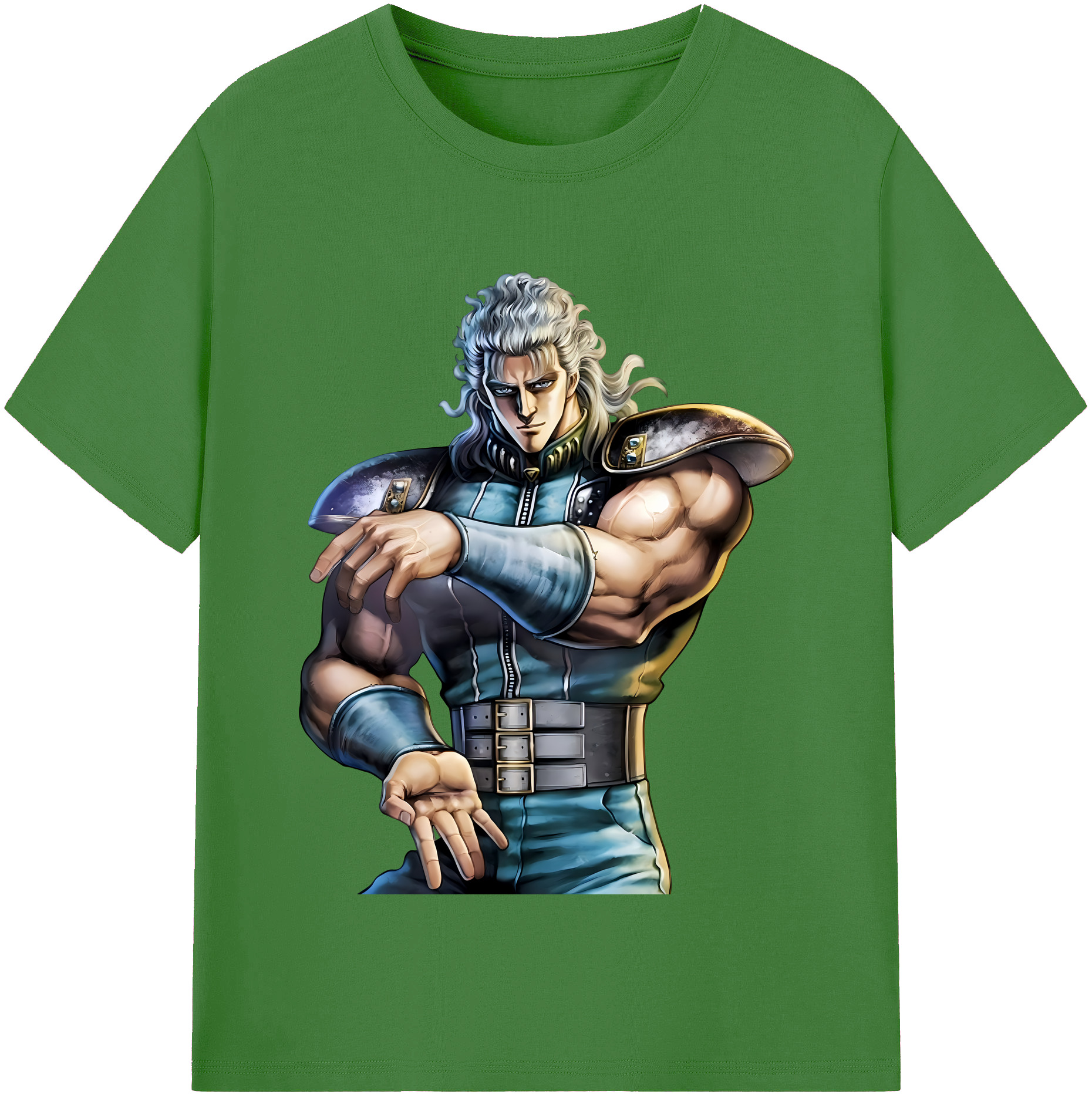 （画像用） 北斗の拳 Fist of the North Star レディースカジュアルプリントTシャツ（綿100％）